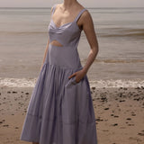 Calvi Dress - Summer Stripe Cotton - Heidi Merrick
