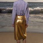 Ember Skirt - Santorini Gold - Heidi Merrick