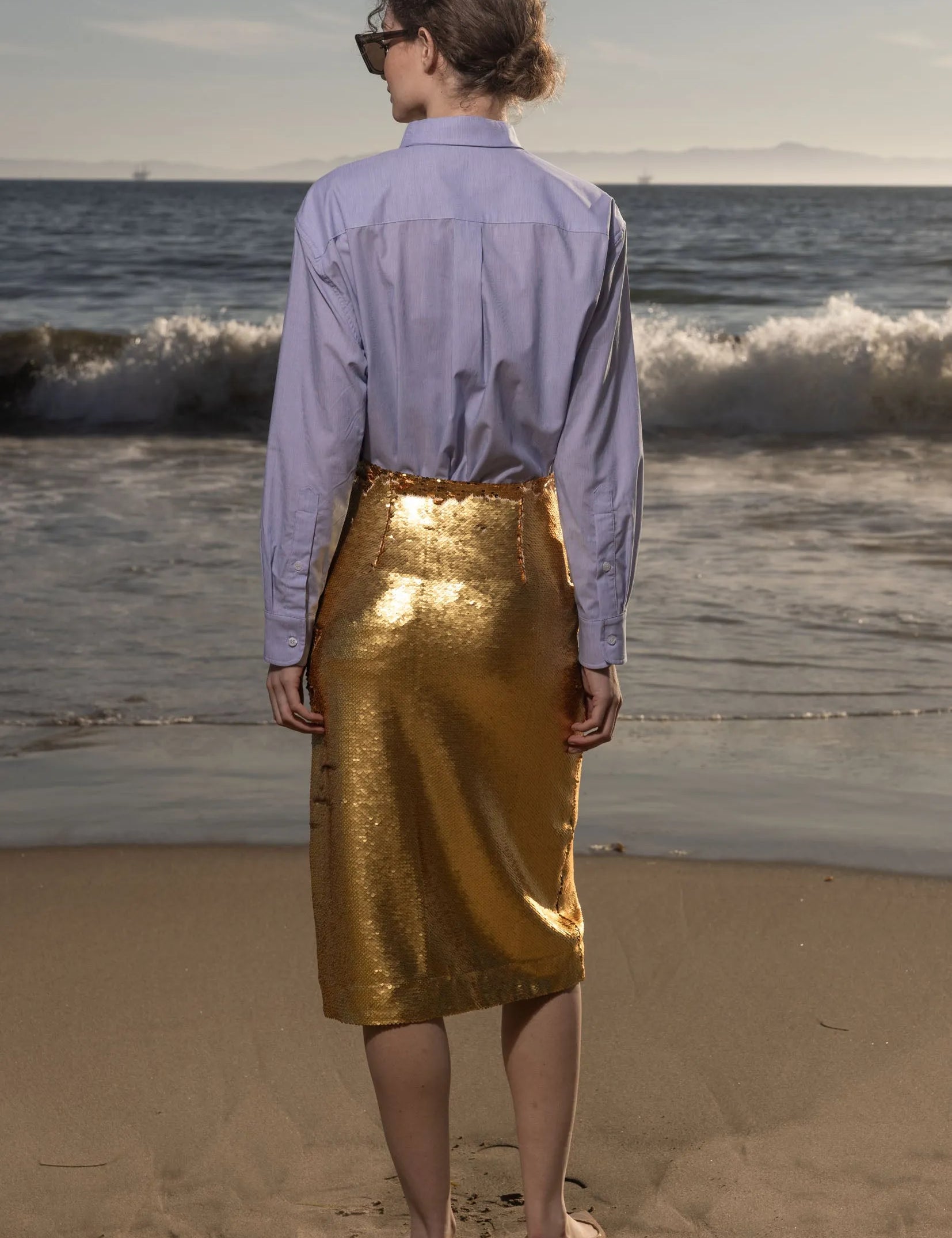 Ember Skirt - Santorini Gold - Heidi Merrick