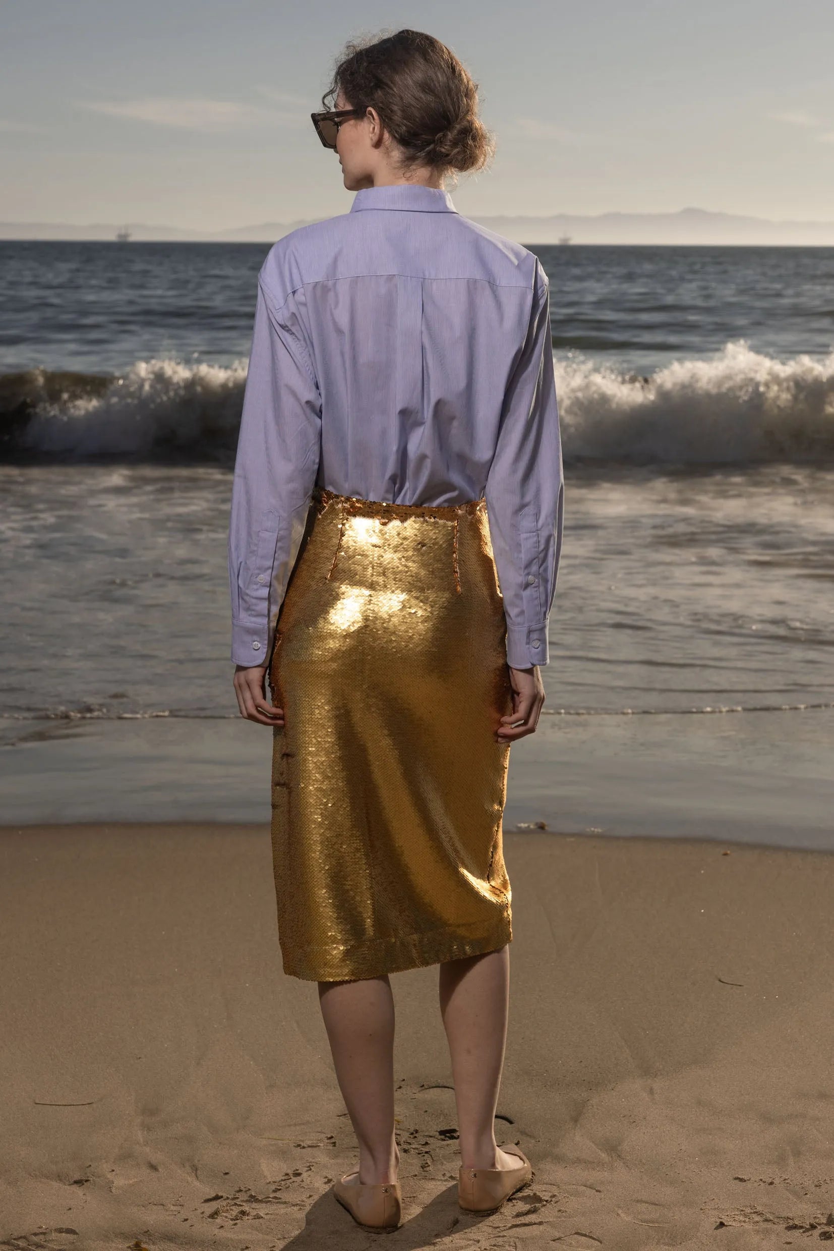 Ember Skirt - Santorini Gold - Heidi Merrick
