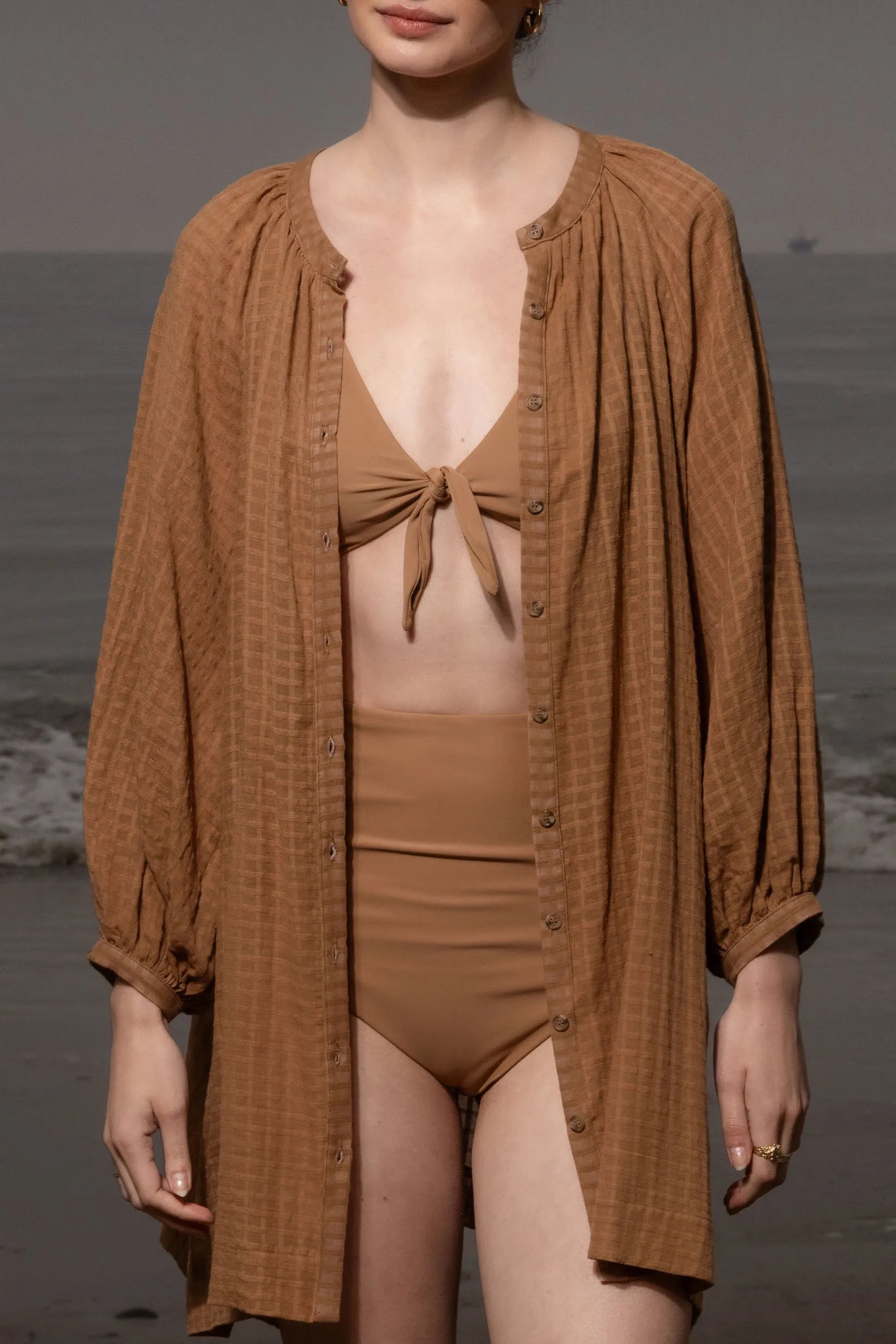 Palma Cover-up - Latte - Heidi Merrick