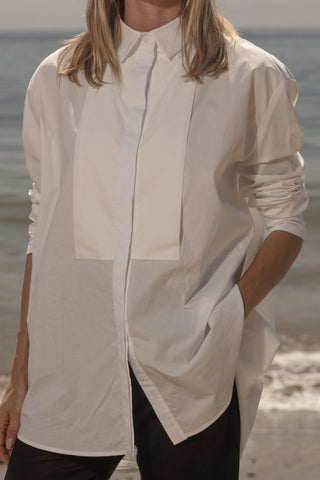 Tux Top - White Shirting