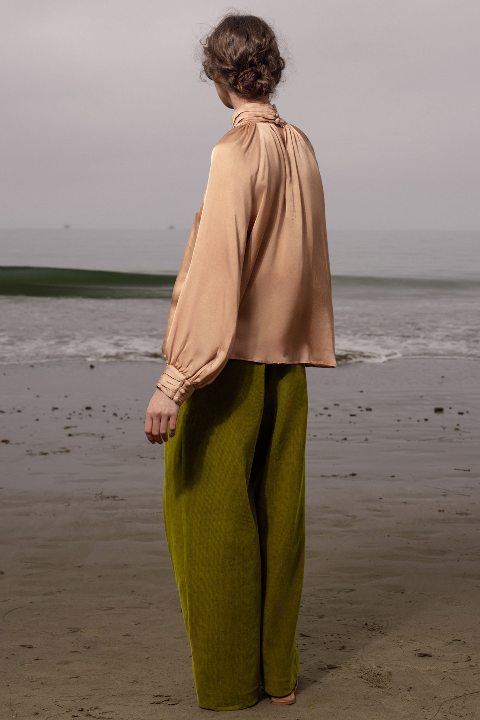 Chaplin Pant - Frog Corduroy - Heidi Merrick