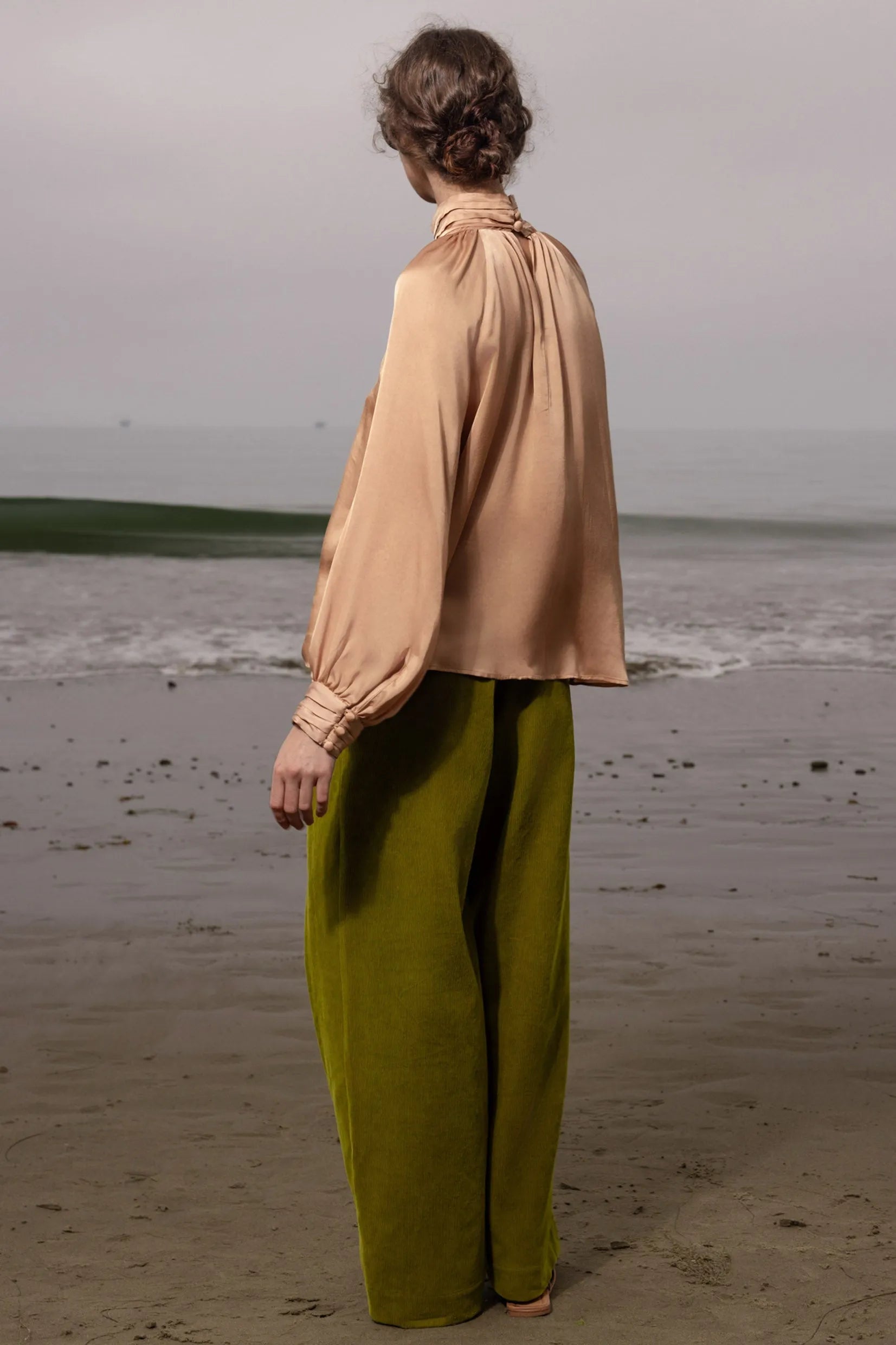 Chaplin Pant - Frog Corduroy - Heidi Merrick