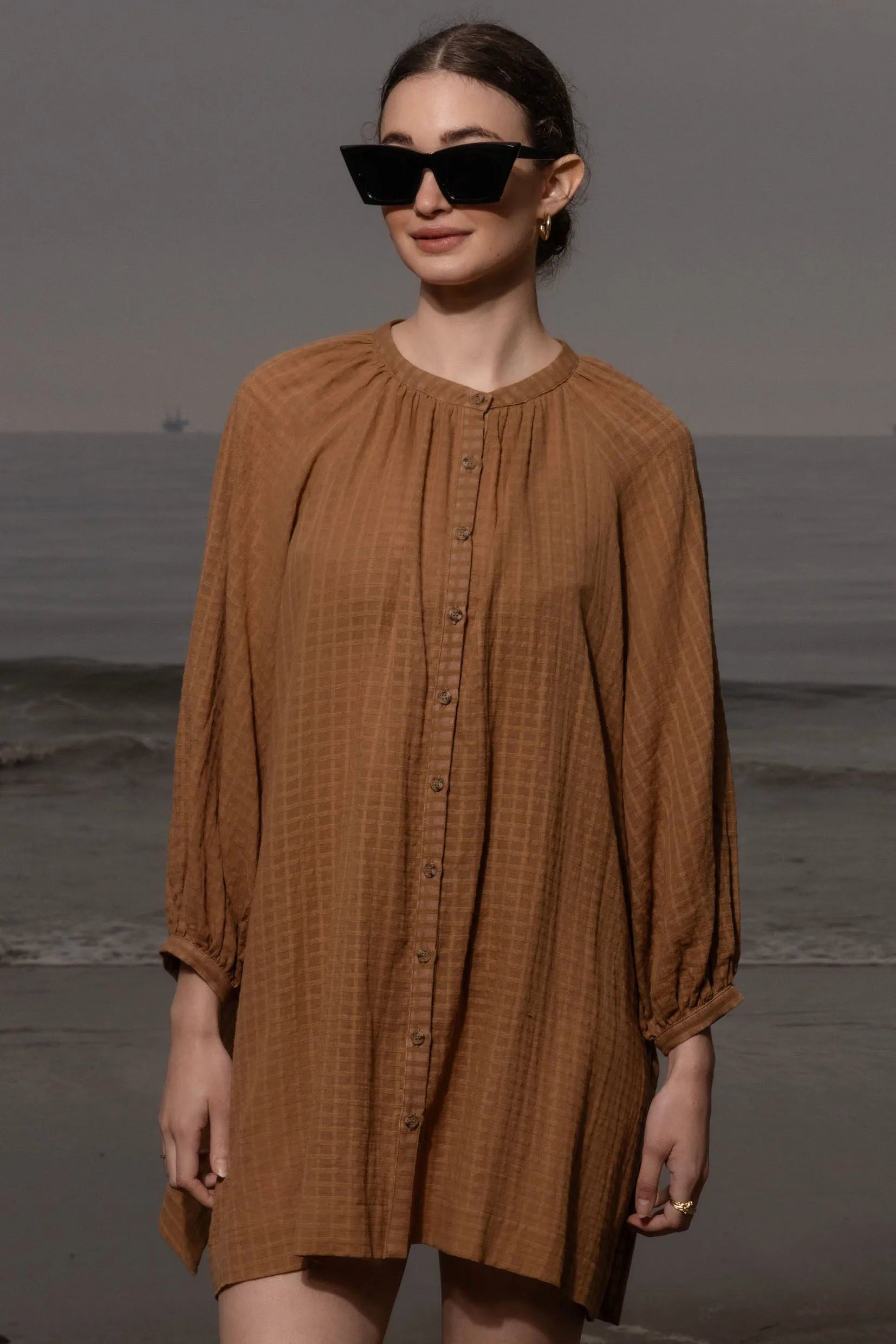 Palma Cover-up - Latte - Heidi Merrick