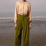 Chaplin Pant - Frog Corduroy - Heidi Merrick