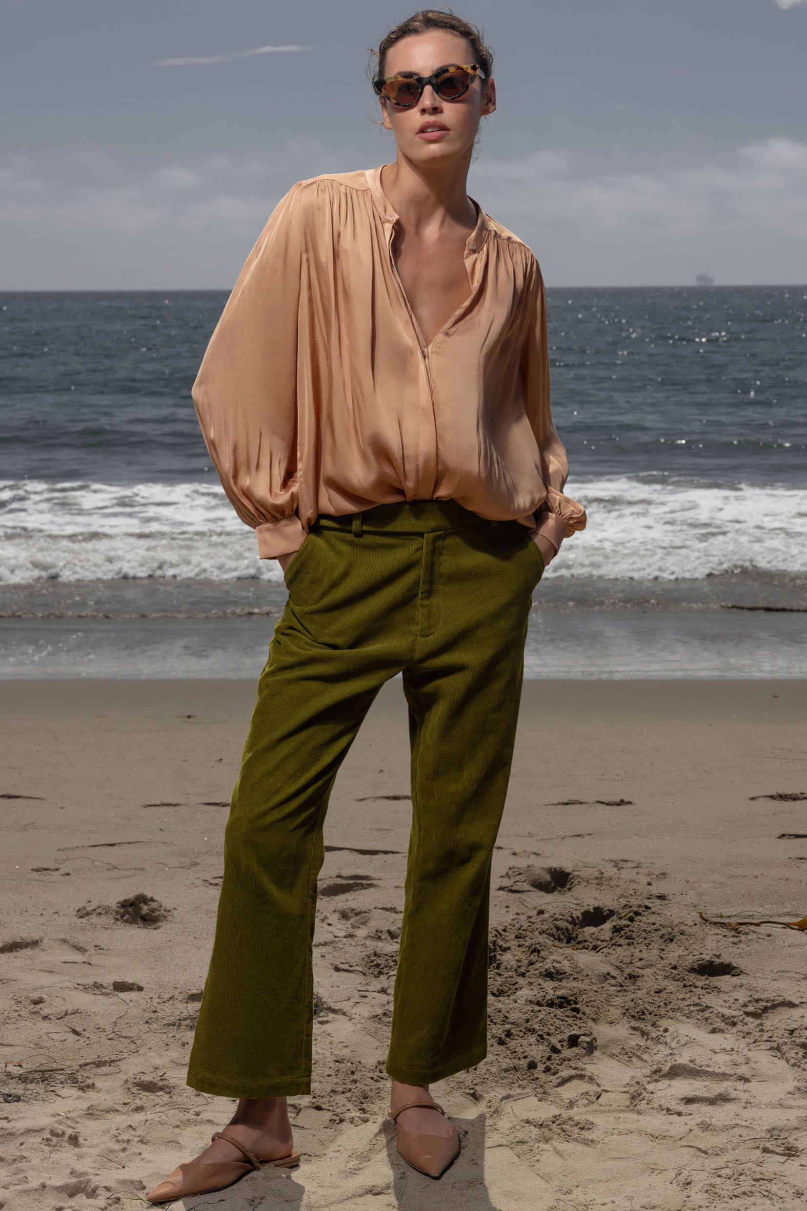 Farah Blouse - Toast - Heidi Merrick