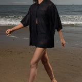 Aloha Shirt - Noir - Heidi Merrick