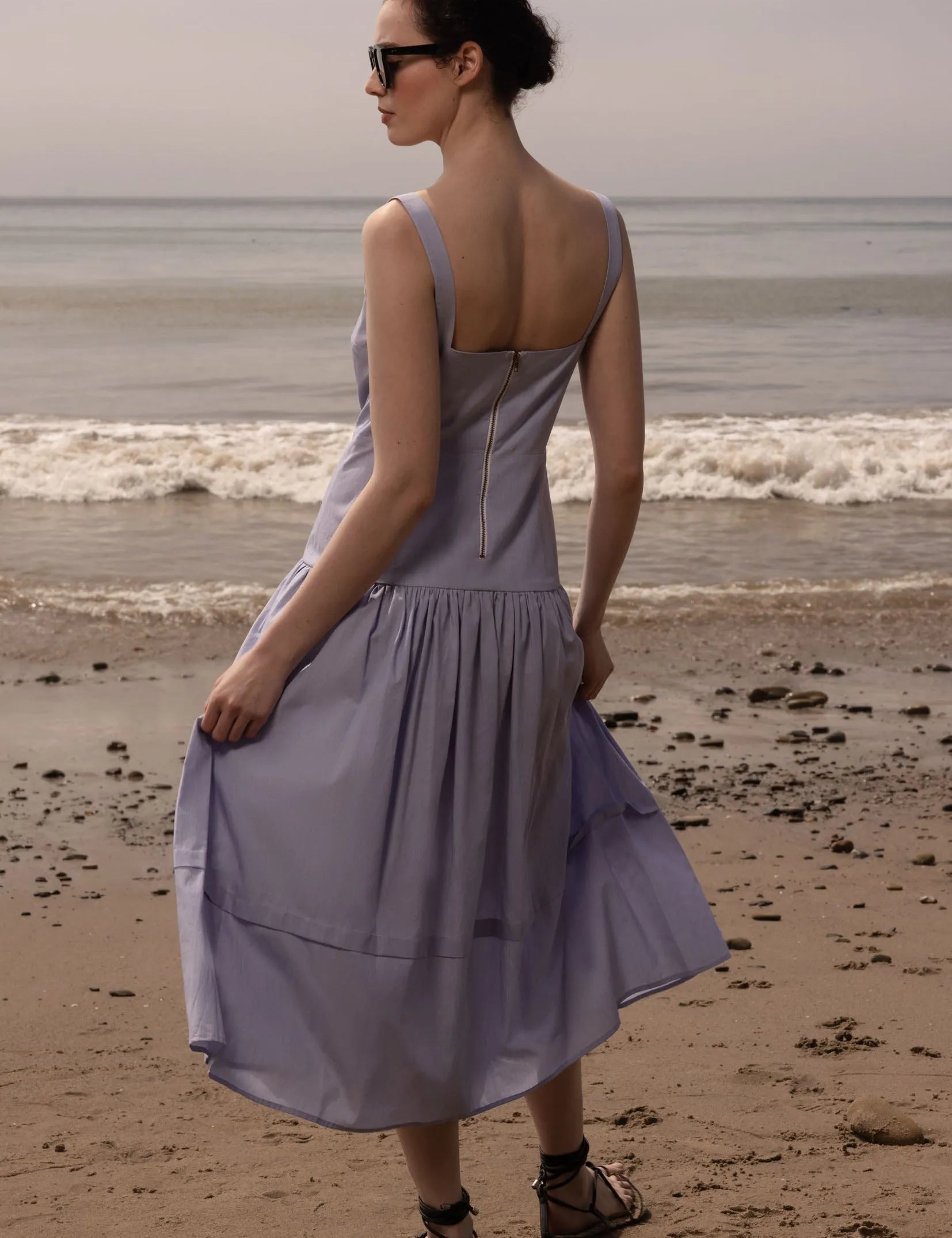 Calvi Dress - Summer Stripe Cotton - Heidi Merrick