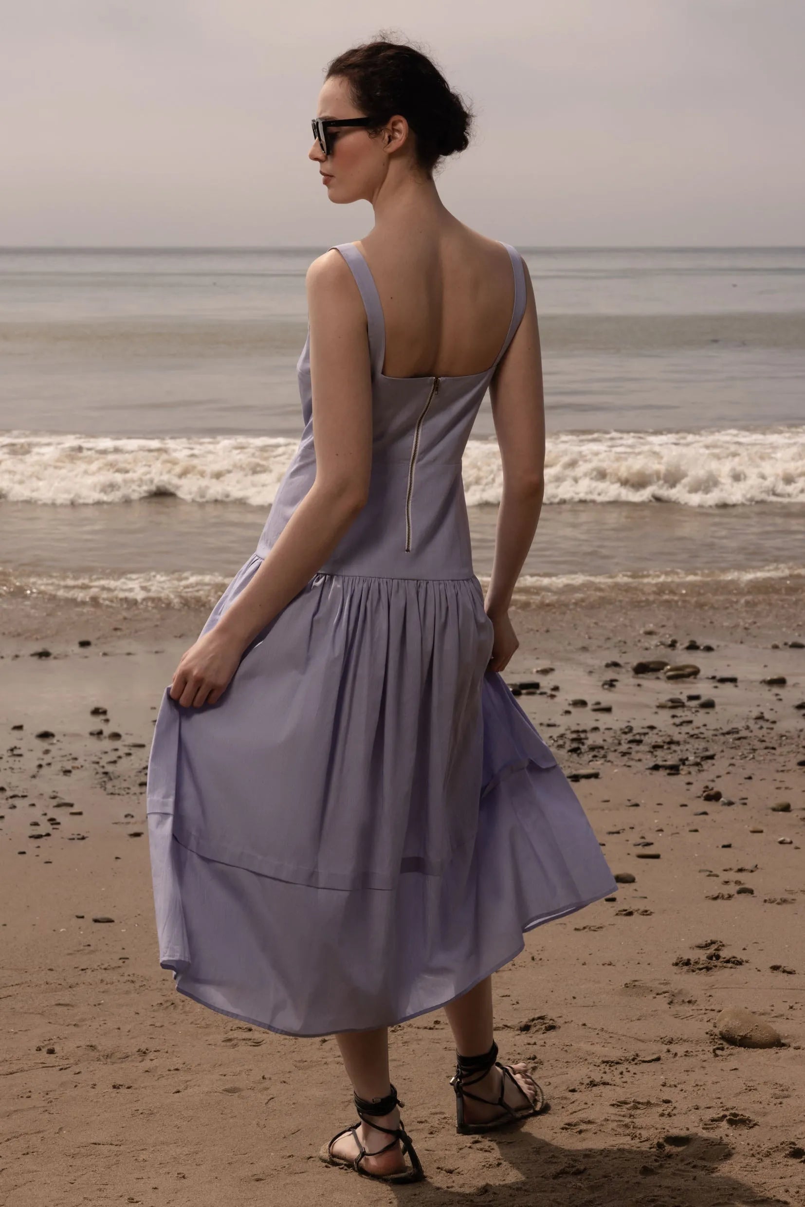 Calvi Dress - Summer Stripe Cotton - Heidi Merrick