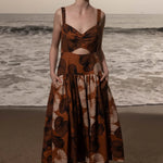 Calvi Dress - Chalked Palm - Heidi Merrick