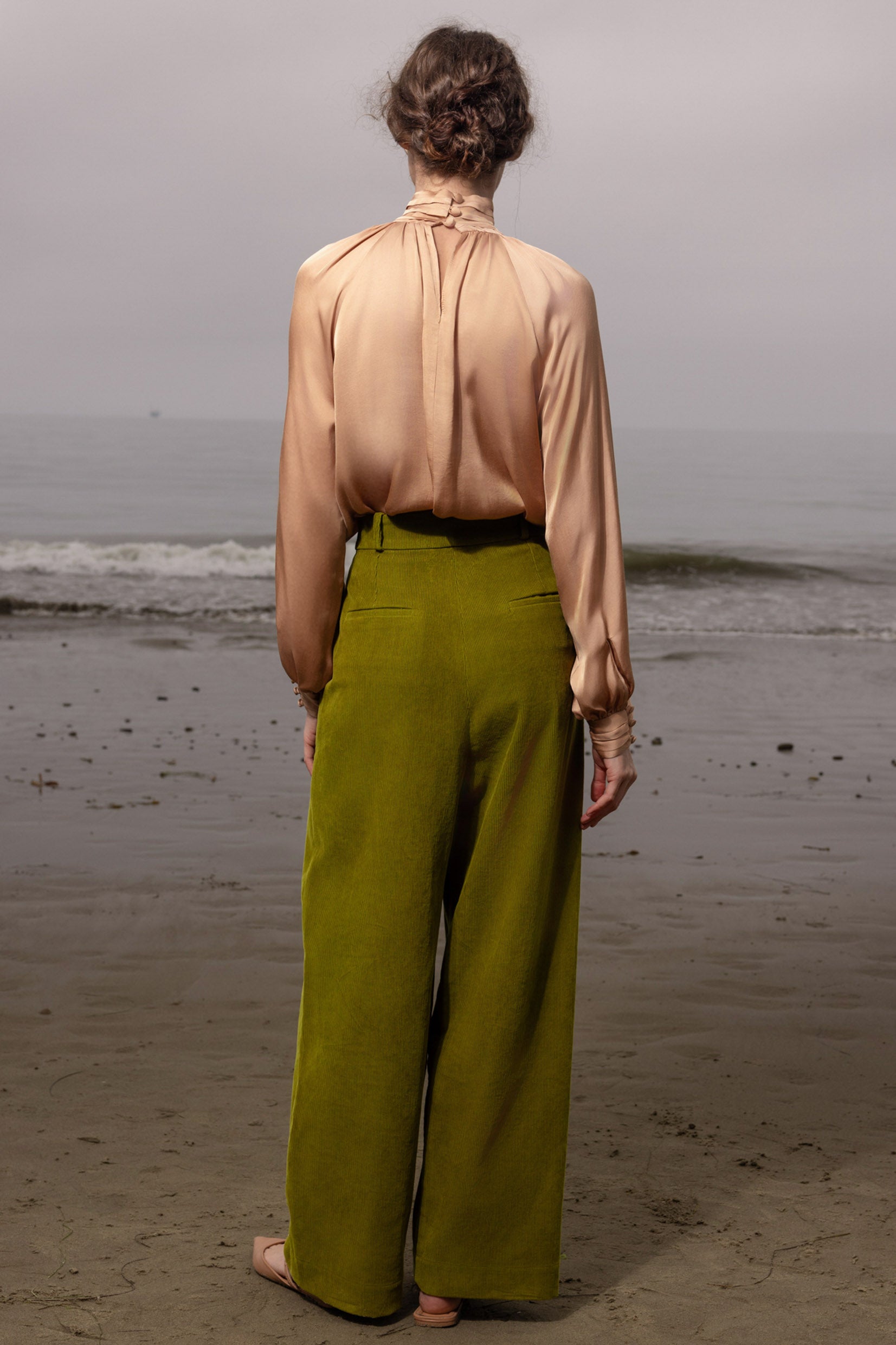 Chaplin Pant - Frog Corduroy - Heidi Merrick