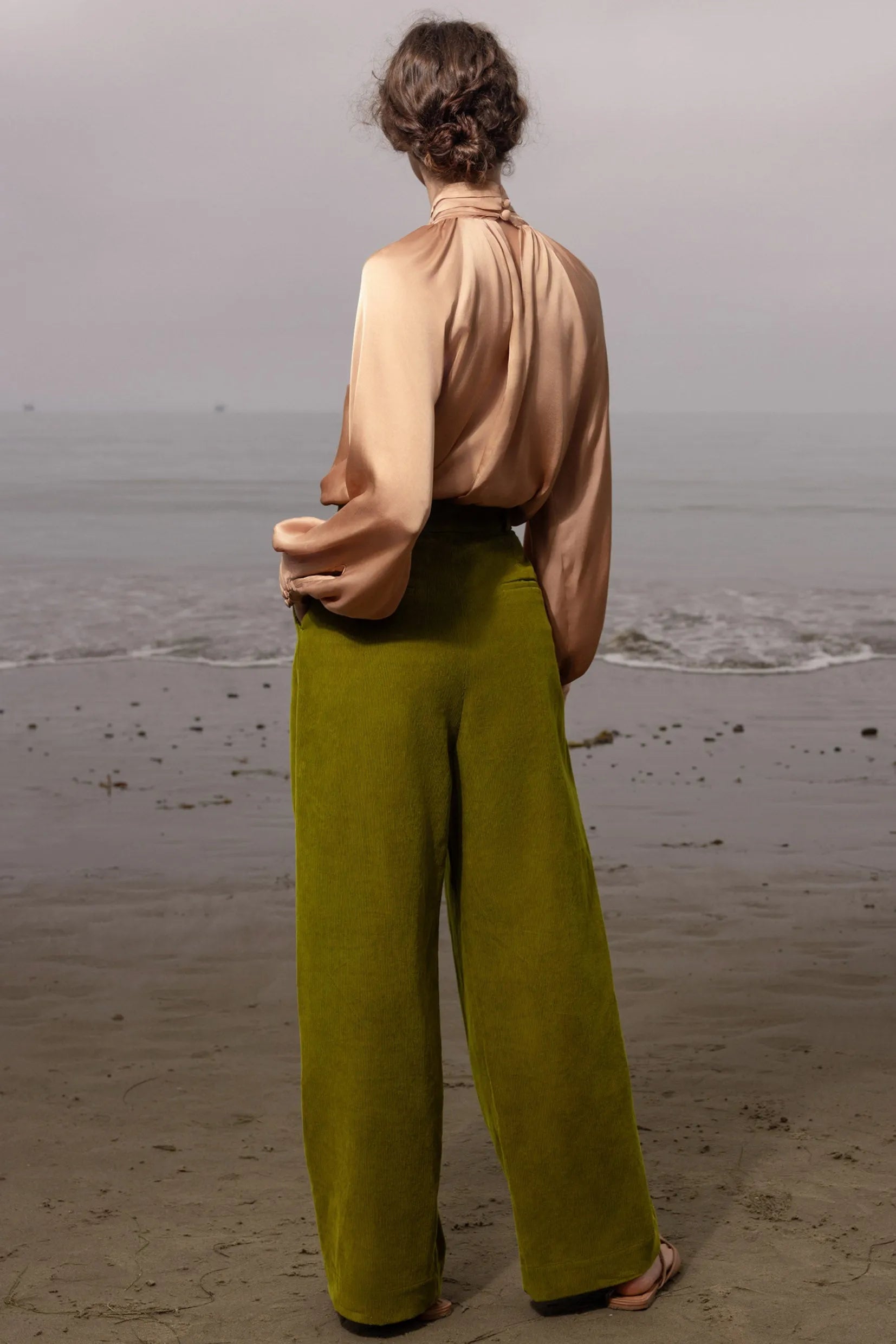 Chaplin Pant - Frog Corduroy - Heidi Merrick