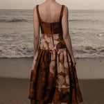 Calvi Dress - Chalked Palm - Heidi Merrick
