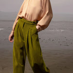 Chaplin Pant - Frog Corduroy - Heidi Merrick