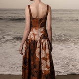 Calvi Dress - Chalked Palm - Heidi Merrick