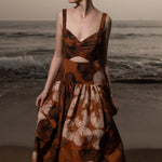 Calvi Dress - Chalked Palm - Heidi Merrick