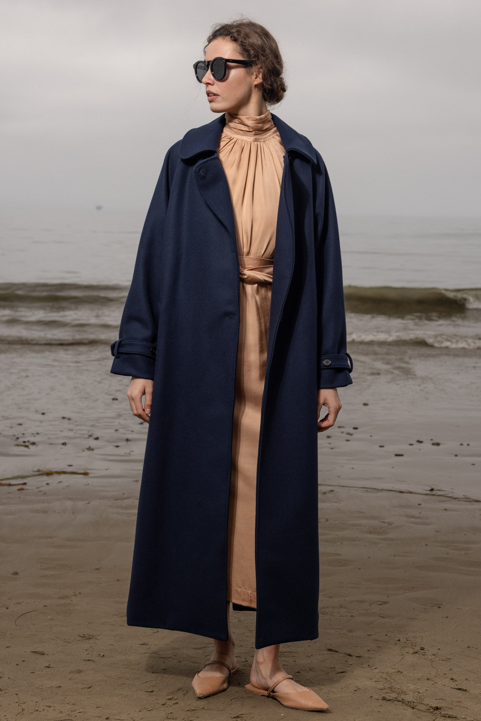 Fog Coat - Deep Sea - Heidi Merrick