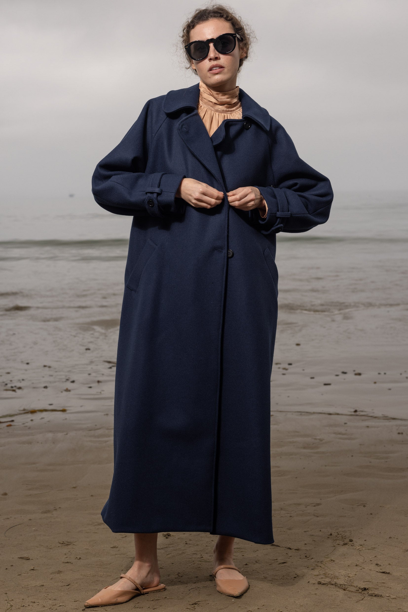 Fog Coat - Deep Sea - Heidi Merrick