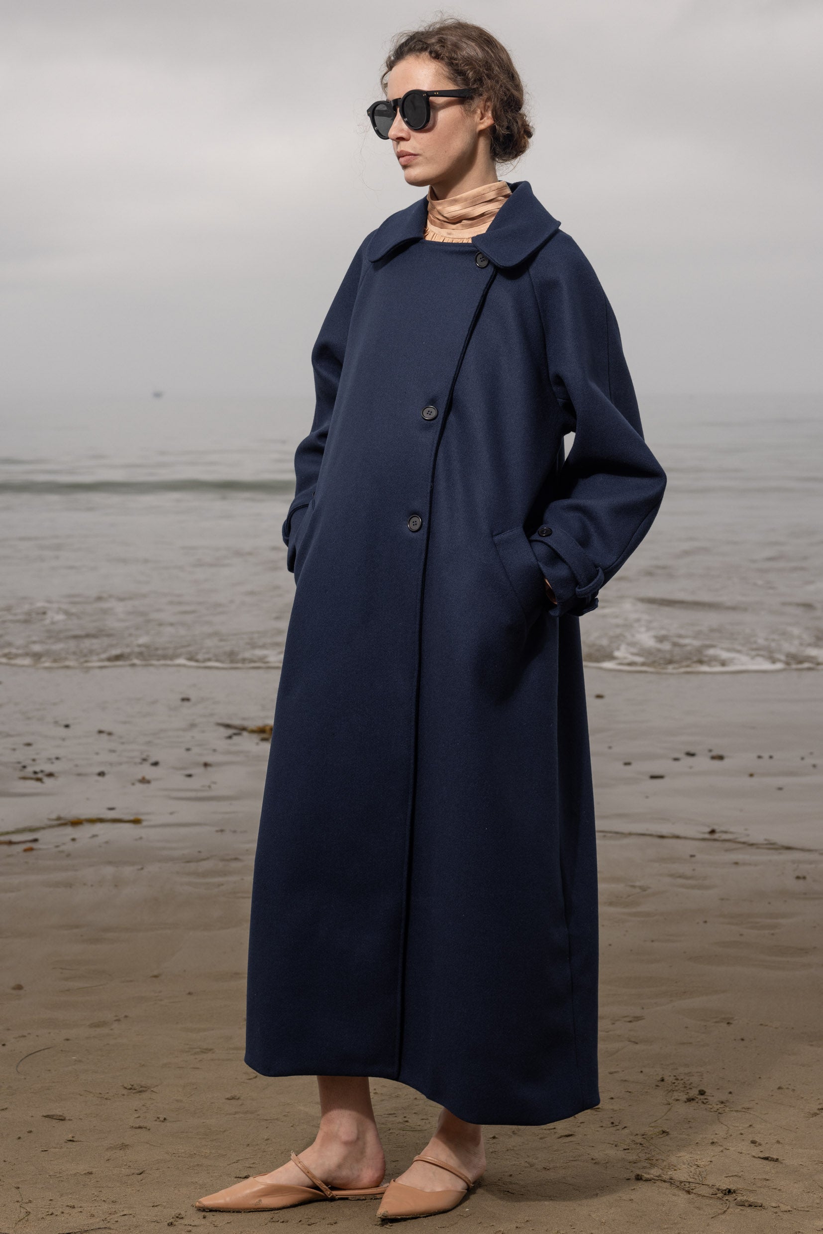 Fog Coat - Deep Sea - Heidi Merrick