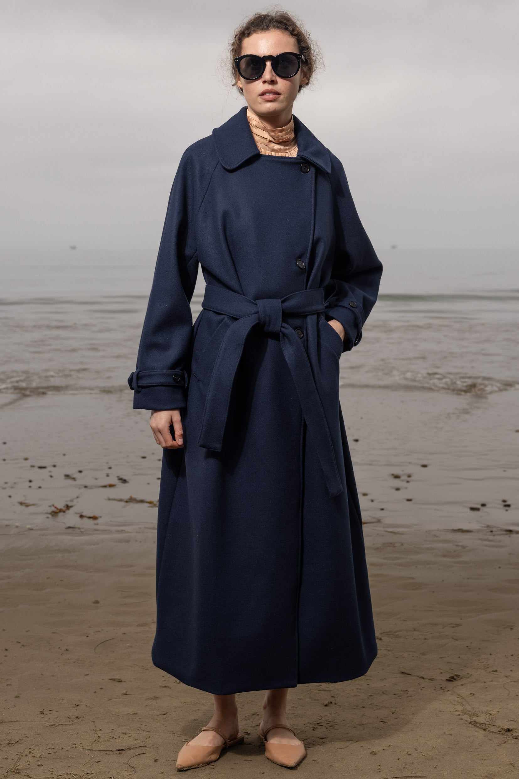 Fog Coat - Deep Sea - Heidi Merrick