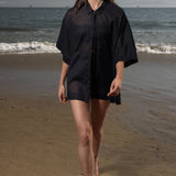 Aloha Shirt - Noir - Heidi Merrick