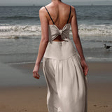 Garden Dress - Ivory Linen