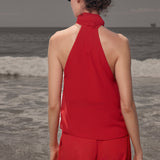 Nysa Top - Vermillion