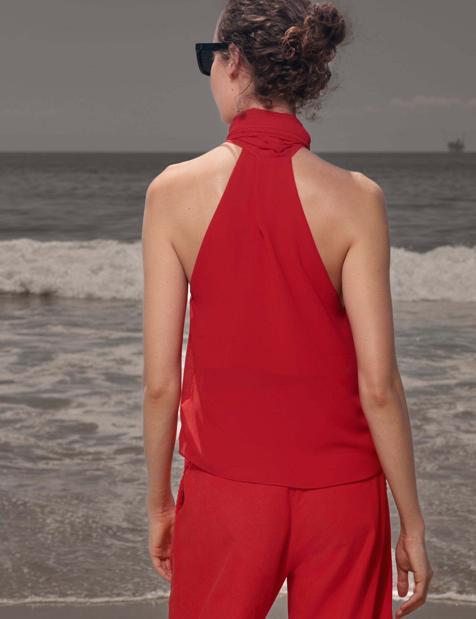 Nysa Top - Vermillion - Heidi Merrick