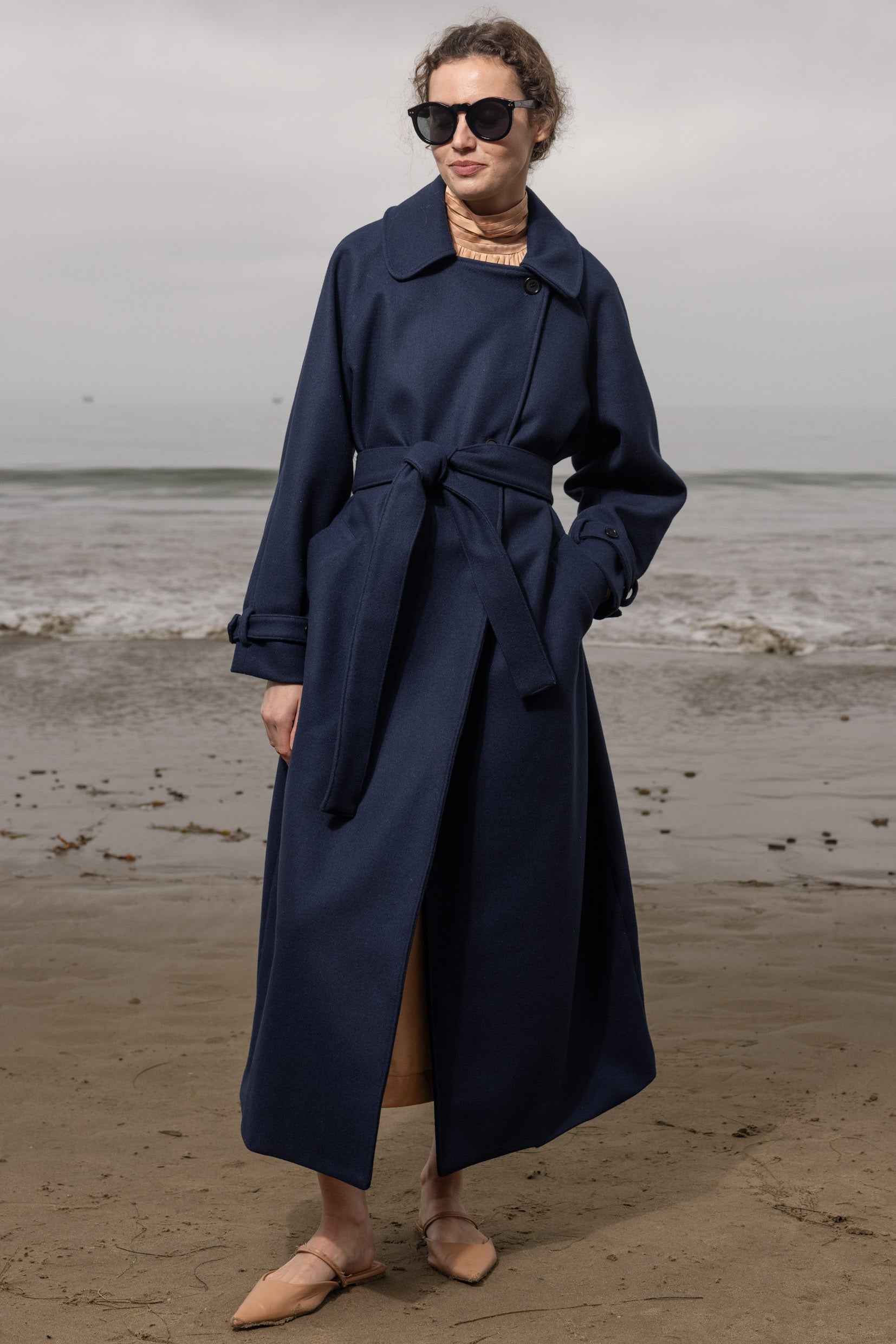 Fog Coat - Deep Sea - Heidi Merrick