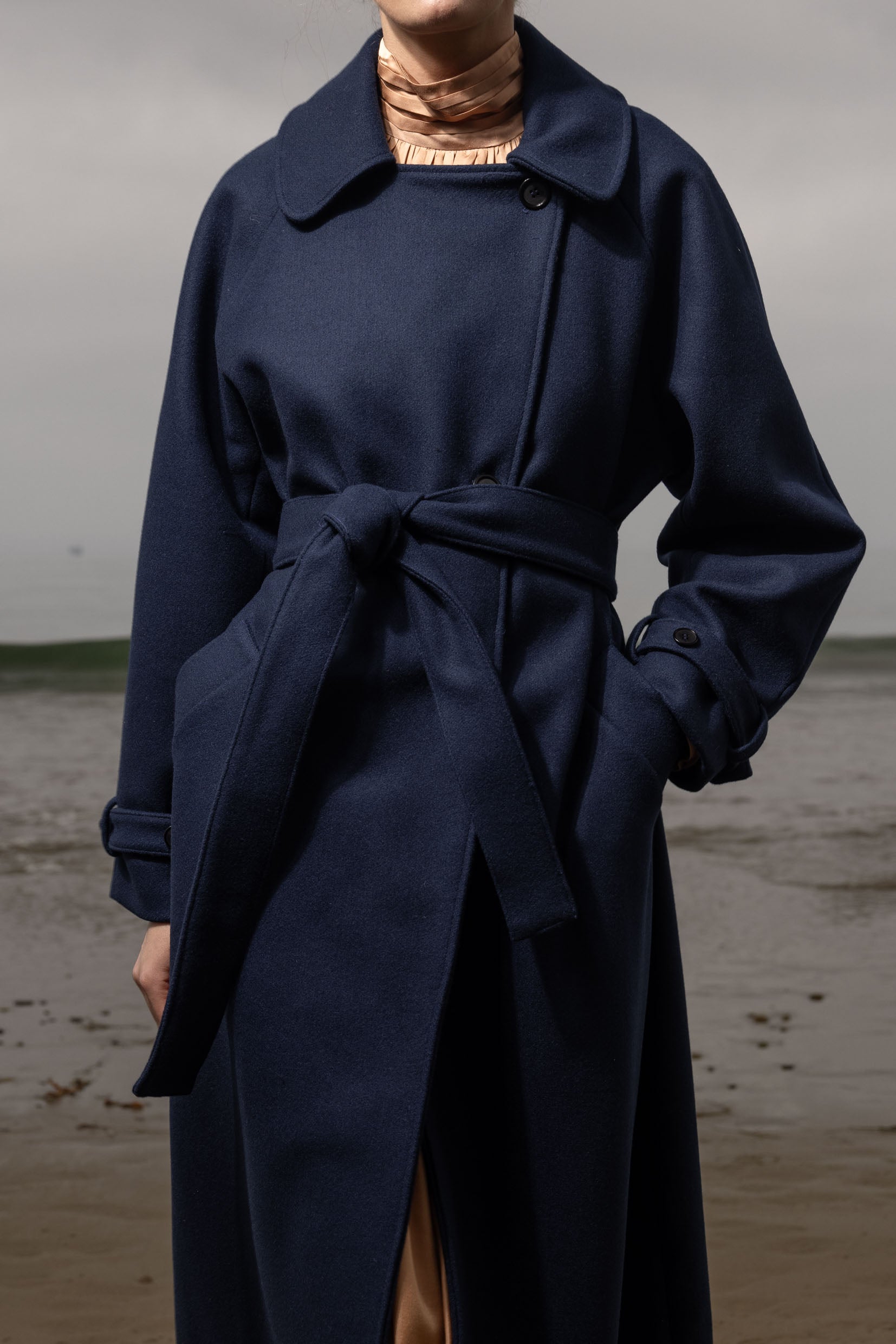 Fog Coat - Deep Sea - Heidi Merrick