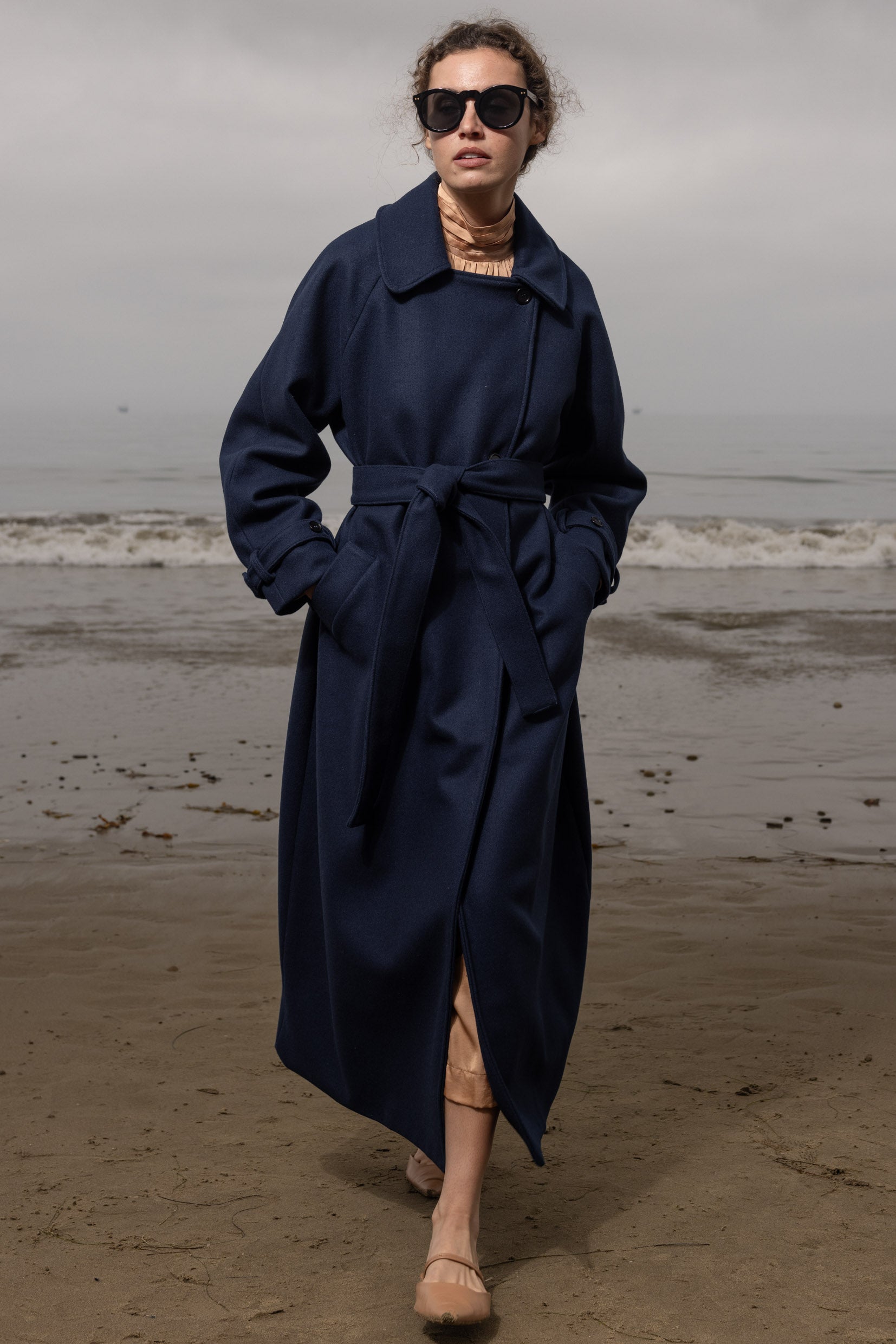 Fog Coat - Deep Sea - Heidi Merrick