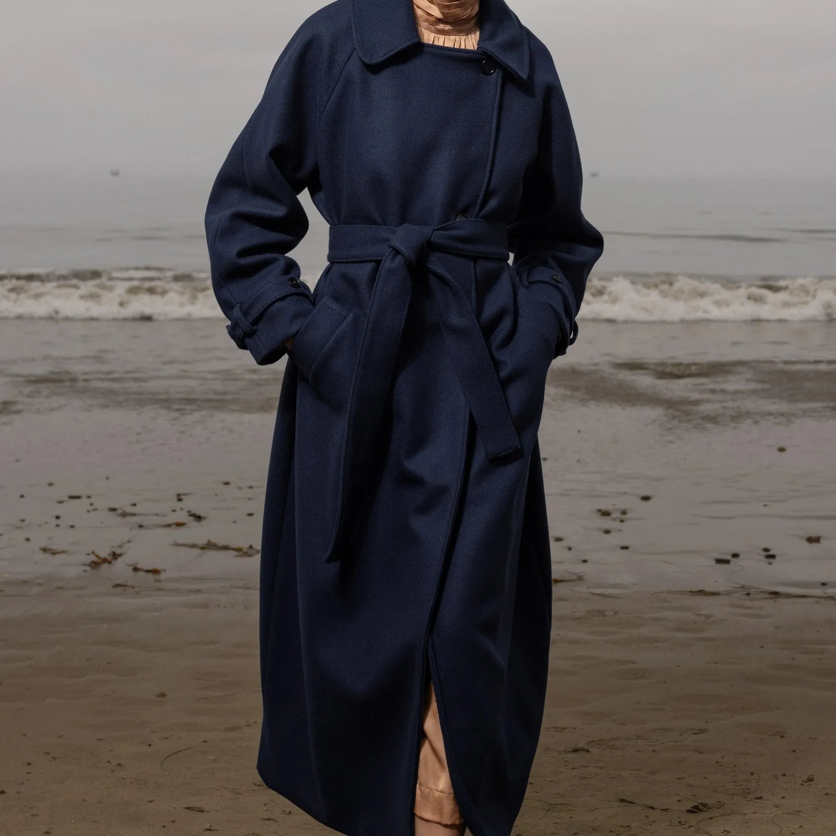 Fog Coat - Deep Sea - Heidi Merrick