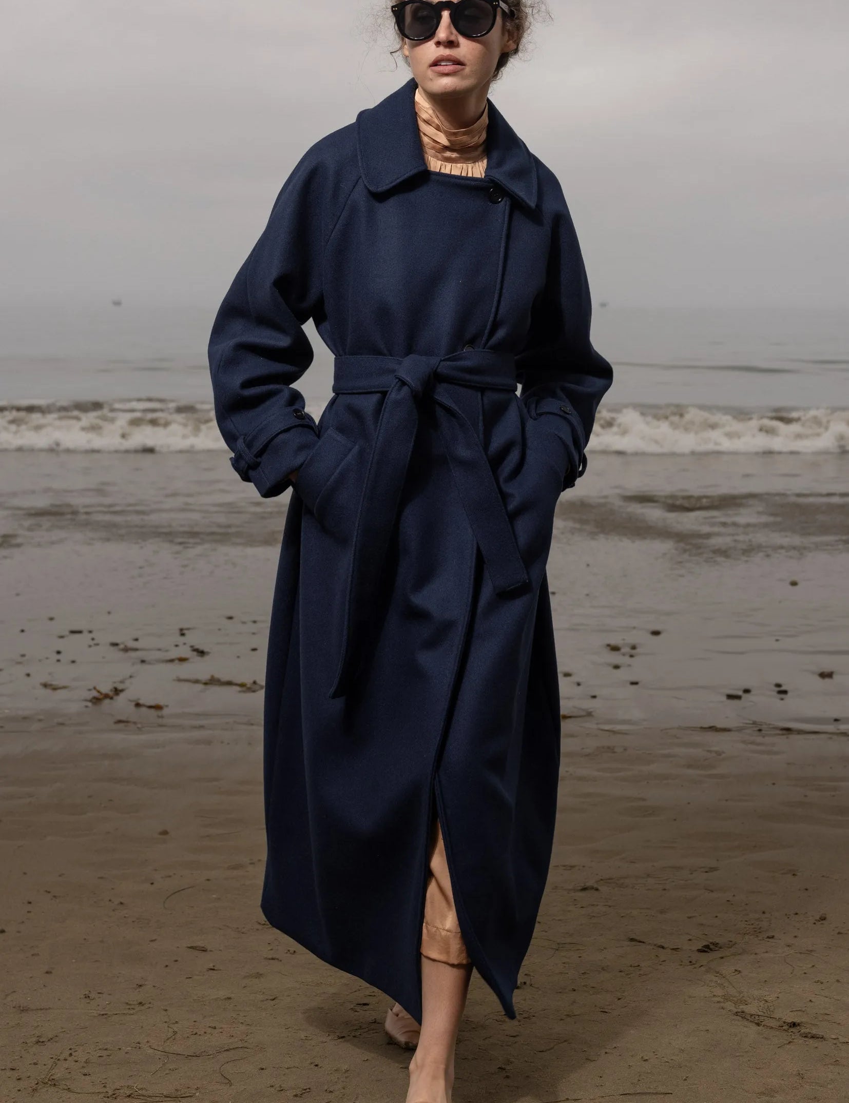 Fog Coat - Deep Sea - Heidi Merrick