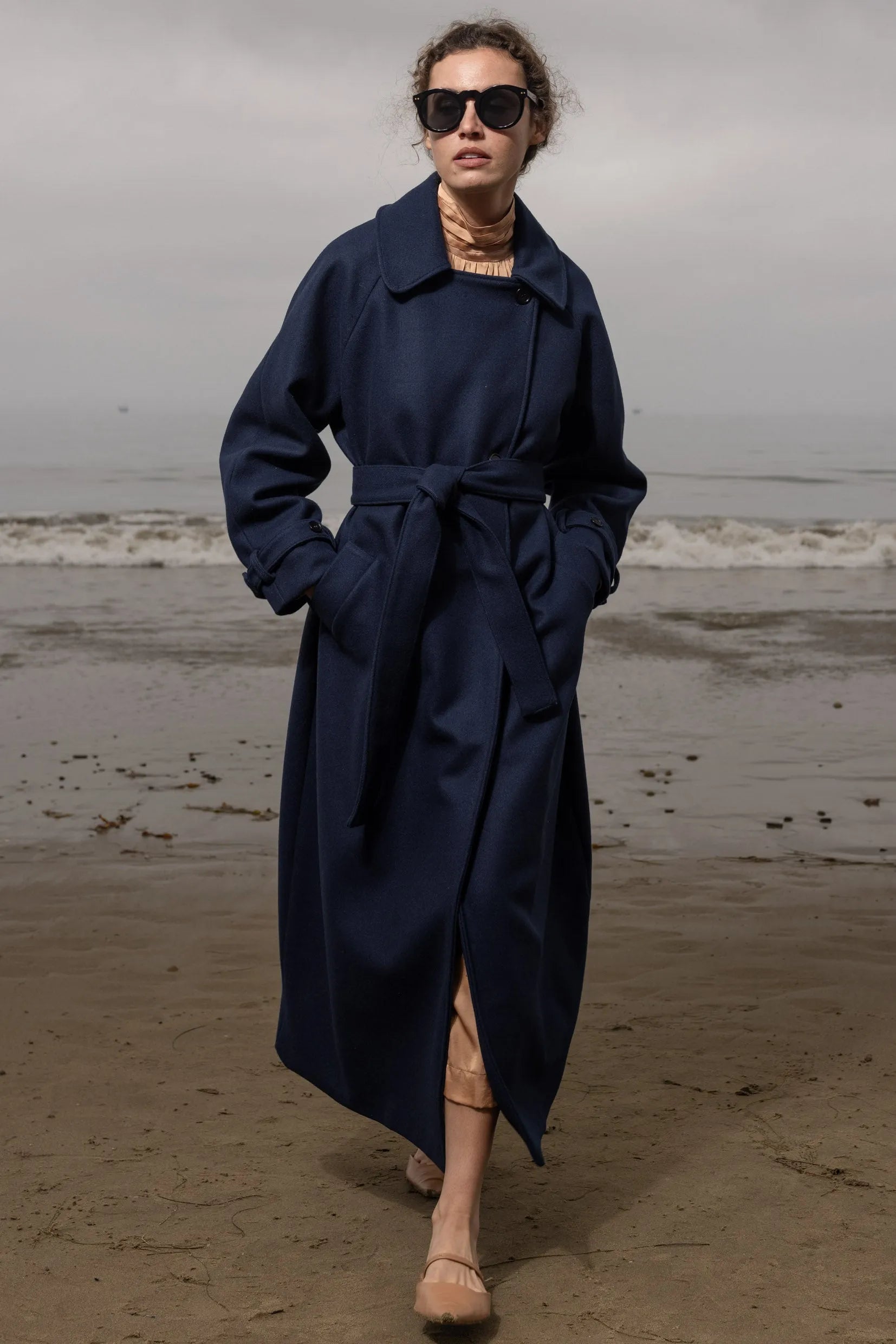 Fog Coat - Deep Sea - Heidi Merrick