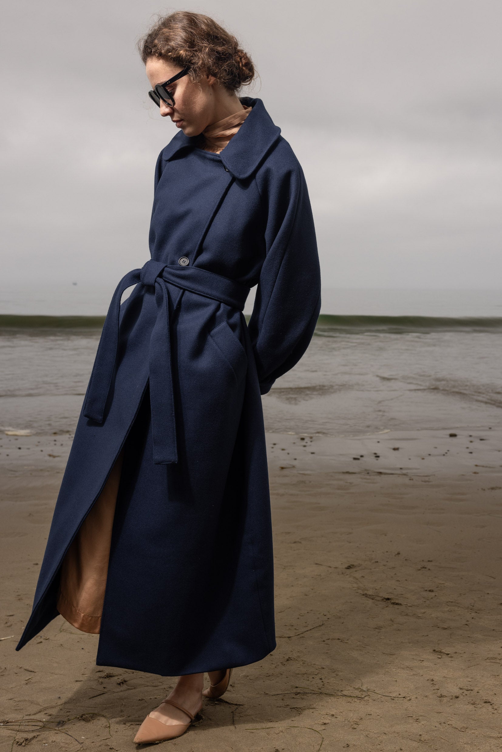 Fog Coat - Deep Sea - Heidi Merrick