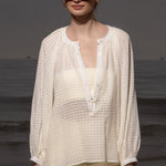 Pia Blouse - Cream - Heidi Merrick