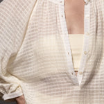 Pia Blouse - Cream - Heidi Merrick