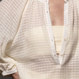 Pia Blouse - Cream - Heidi Merrick