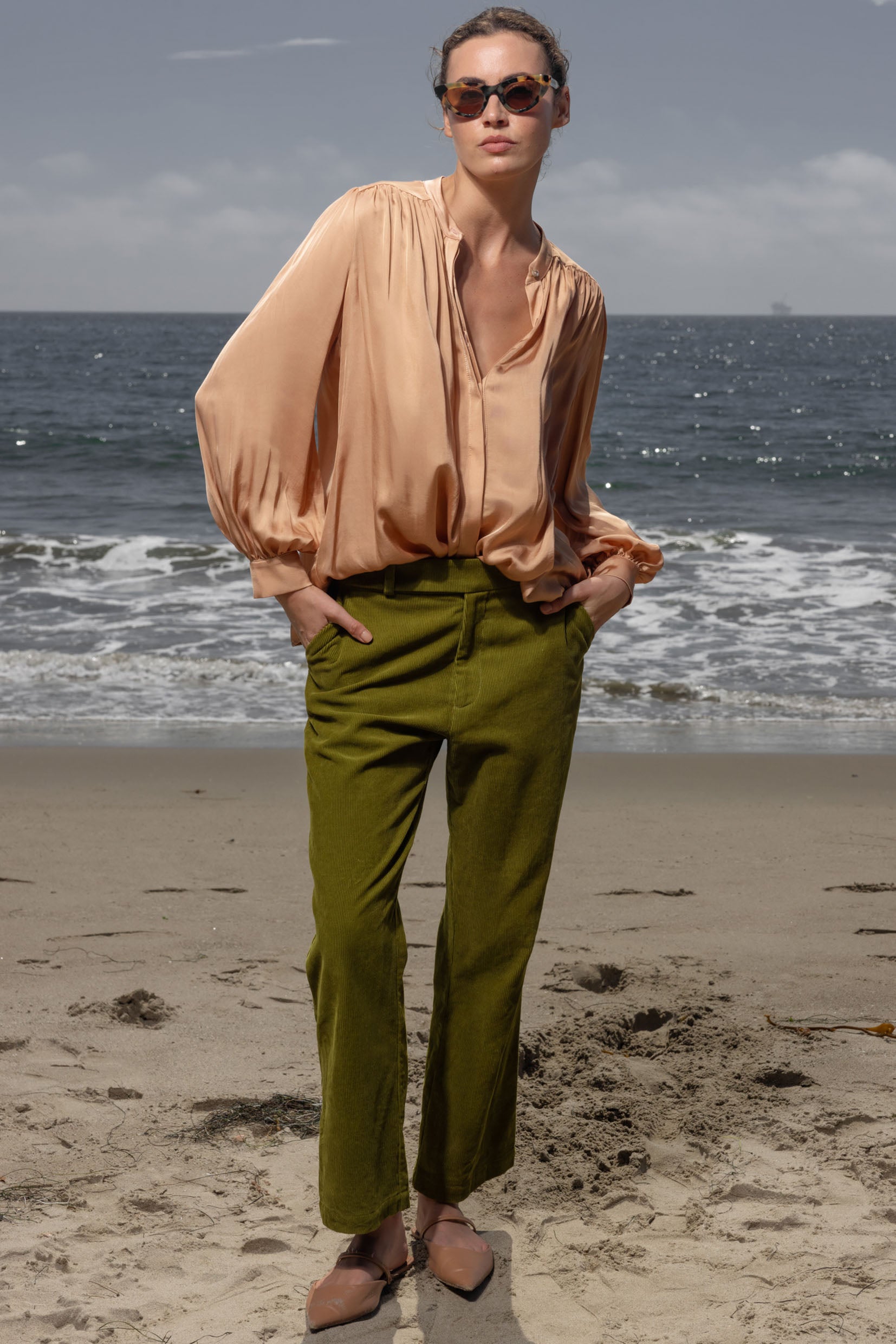 Farah Blouse - Toast - Heidi Merrick