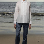 Bruno Pant - Blue Moire - Heidi Merrick