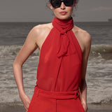 Nysa Top - Vermillion