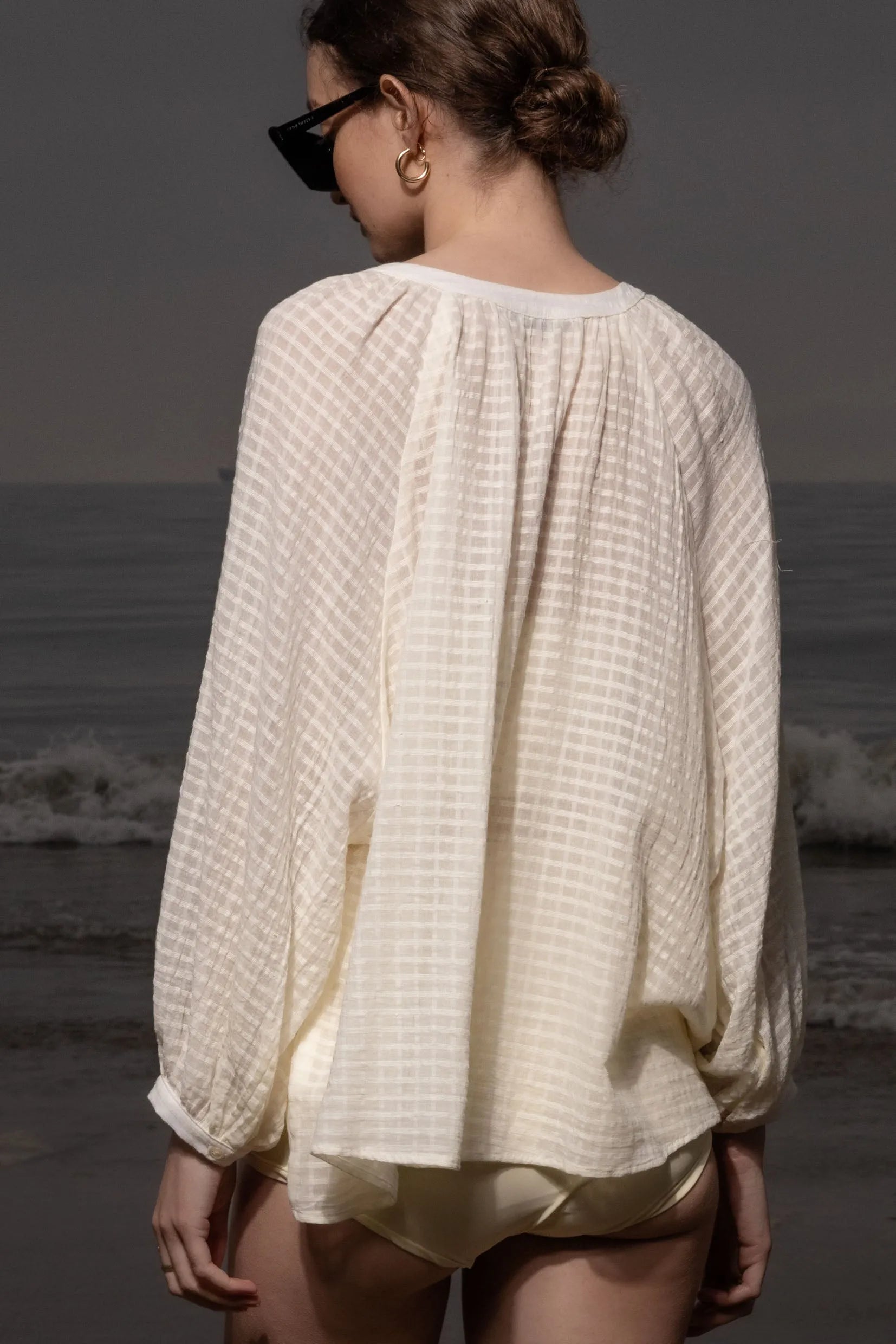 Pia Blouse - Cream - Heidi Merrick