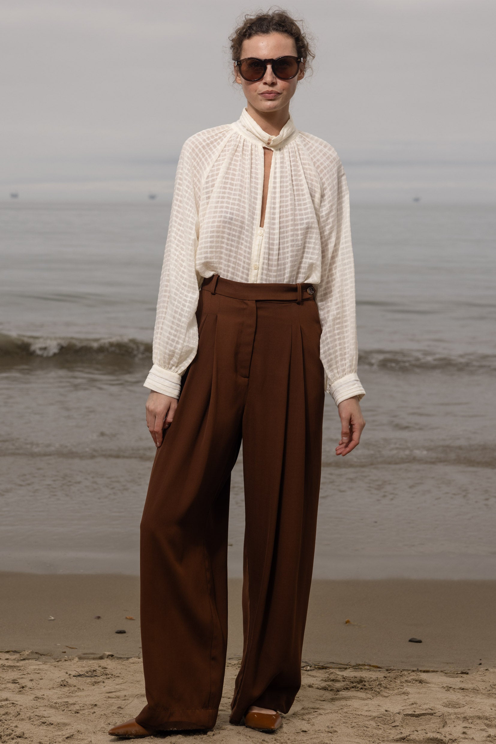 Chaplin Pant - Deep Earth - Heidi Merrick