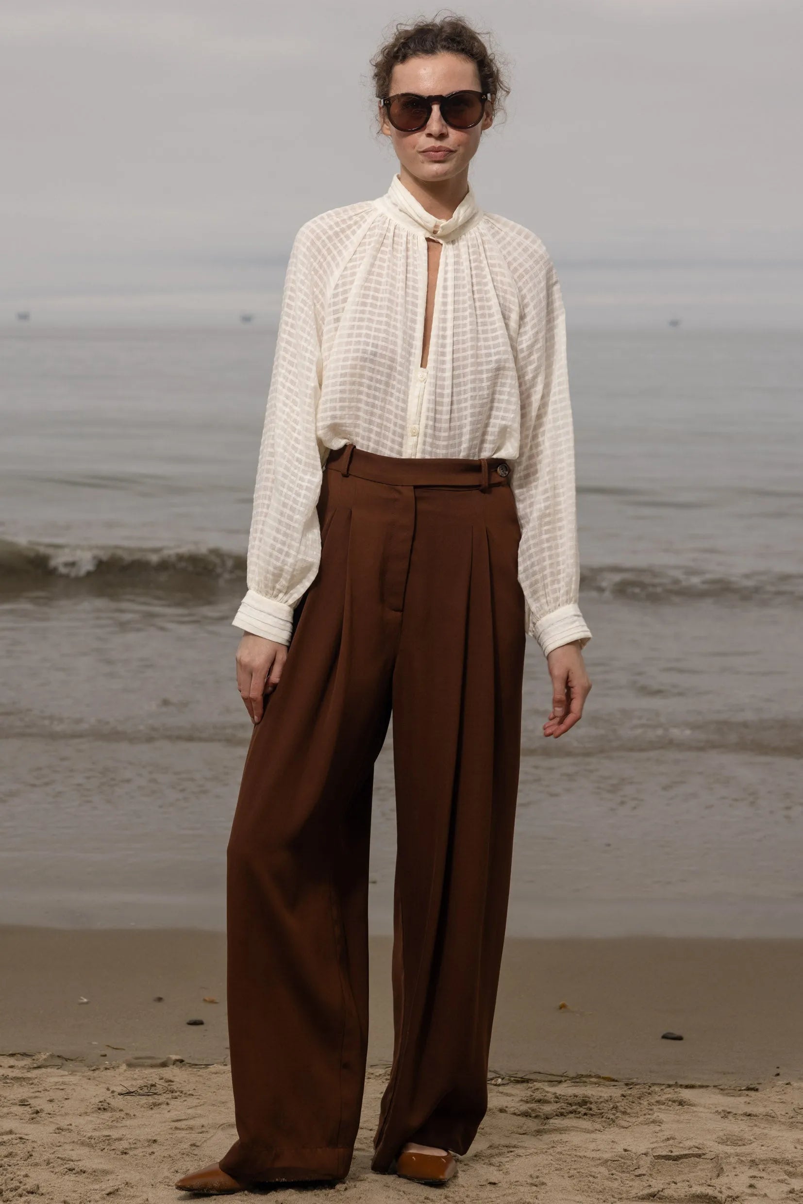 Chaplin Pant - Deep Earth - Heidi Merrick