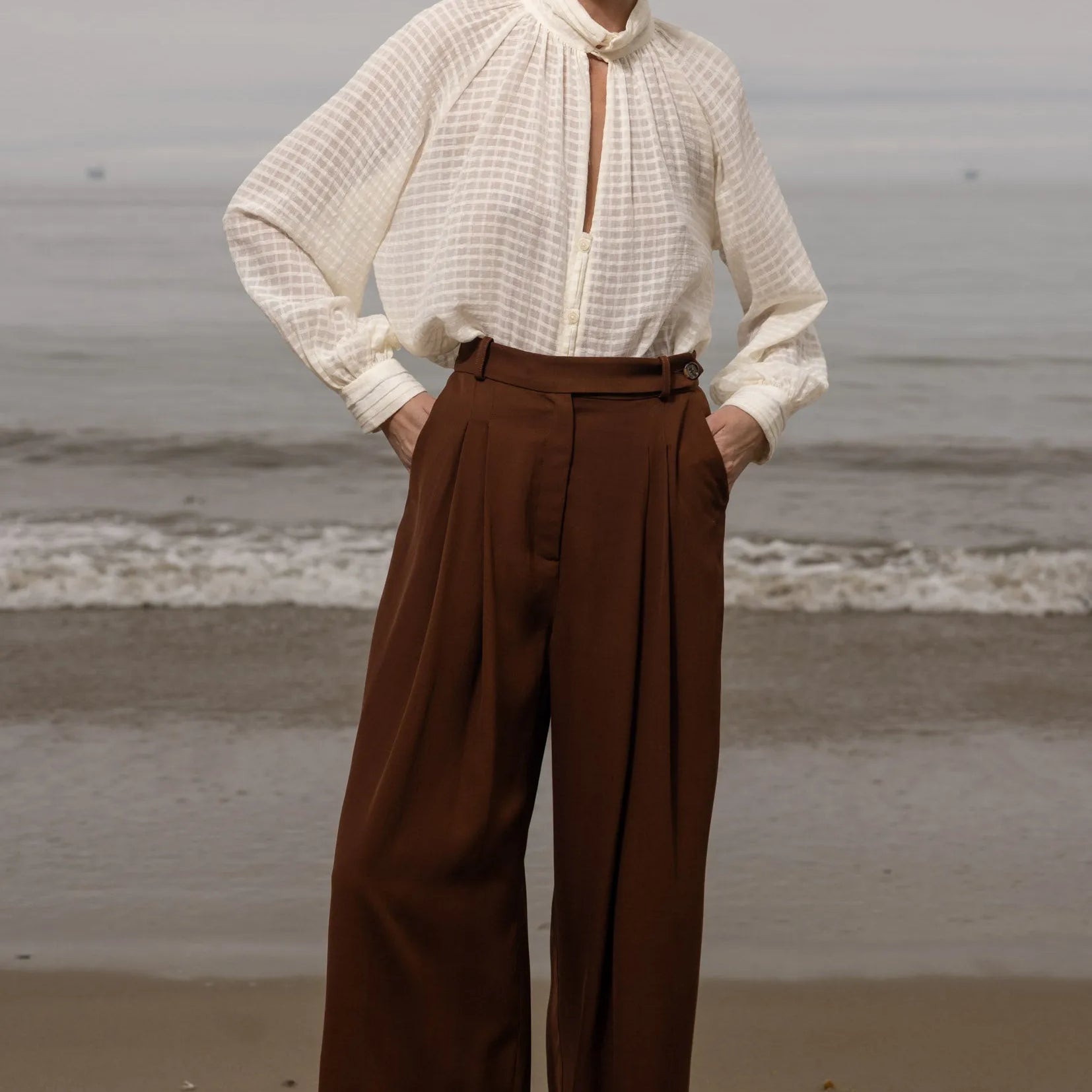 Chaplin Pant - Deep Earth - Heidi Merrick