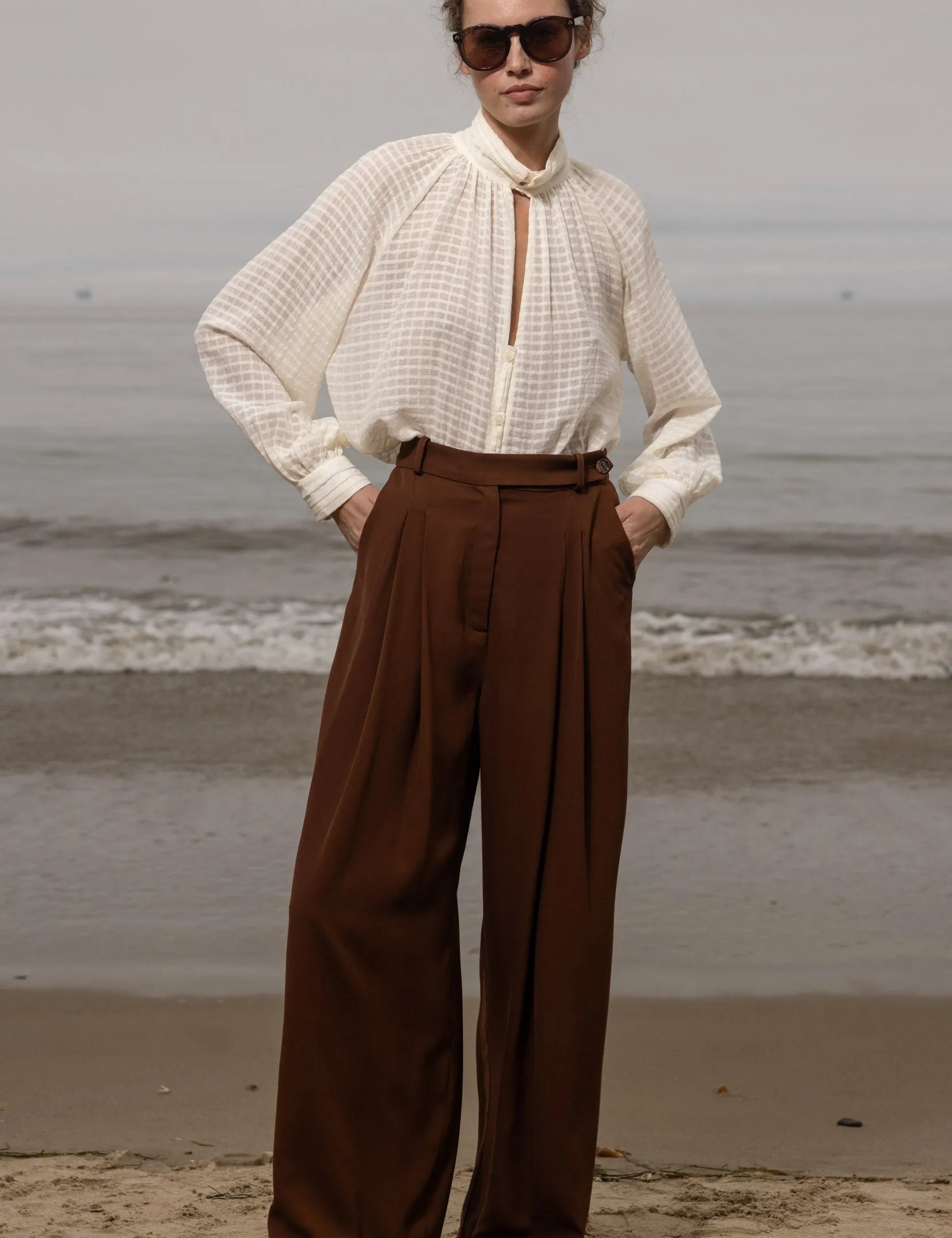 Chaplin Pant - Deep Earth - Heidi Merrick