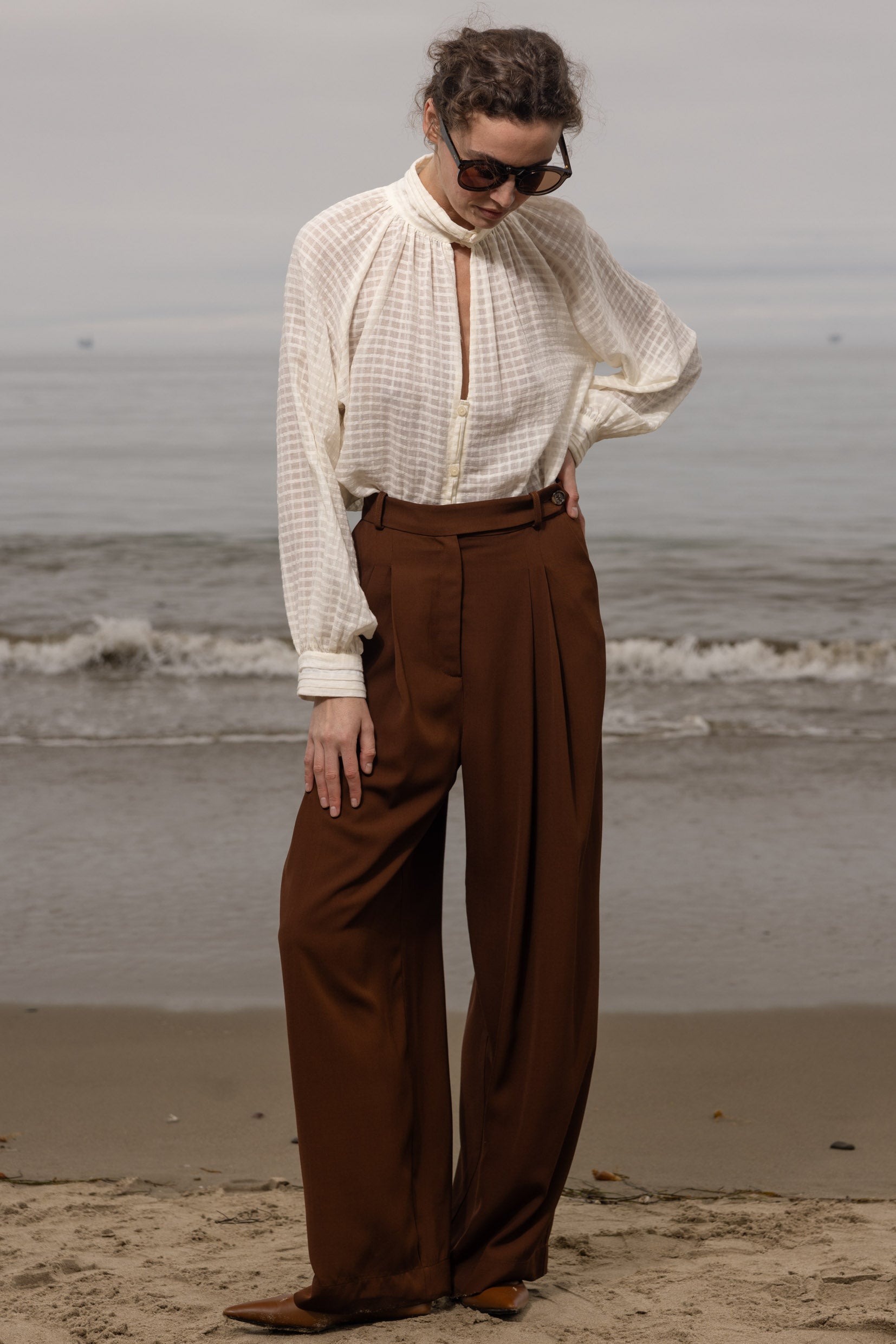 Chaplin Pant - Deep Earth - Heidi Merrick