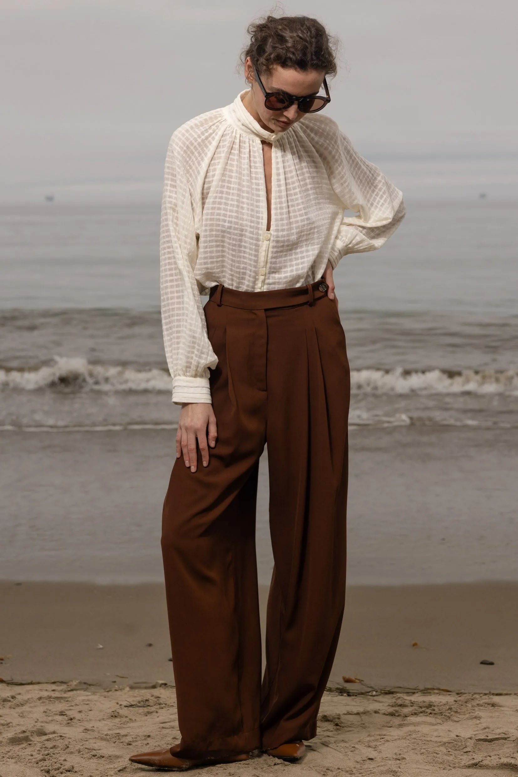 Chaplin Pant - Deep Earth - Heidi Merrick