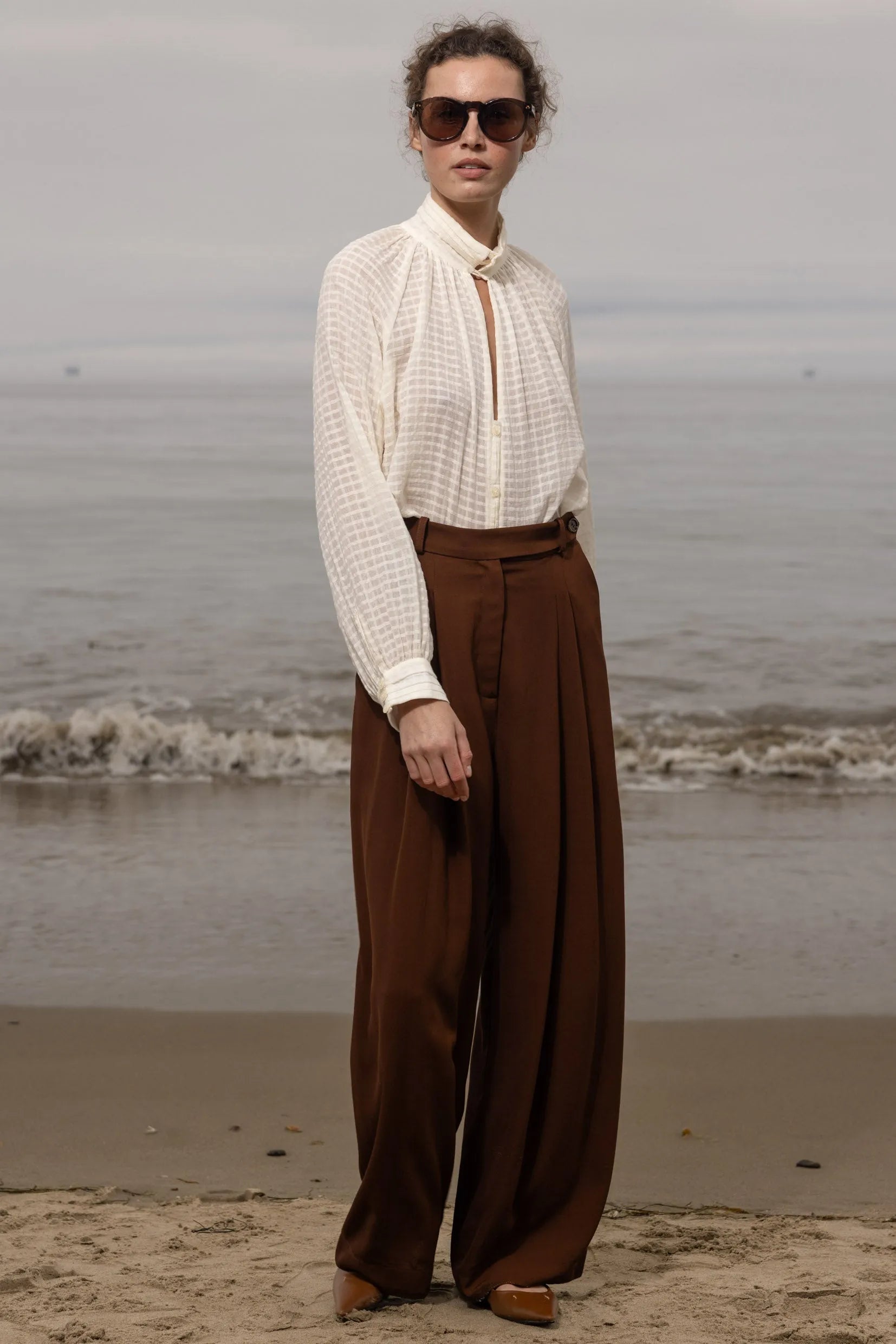 Chaplin Pant - Deep Earth - Heidi Merrick